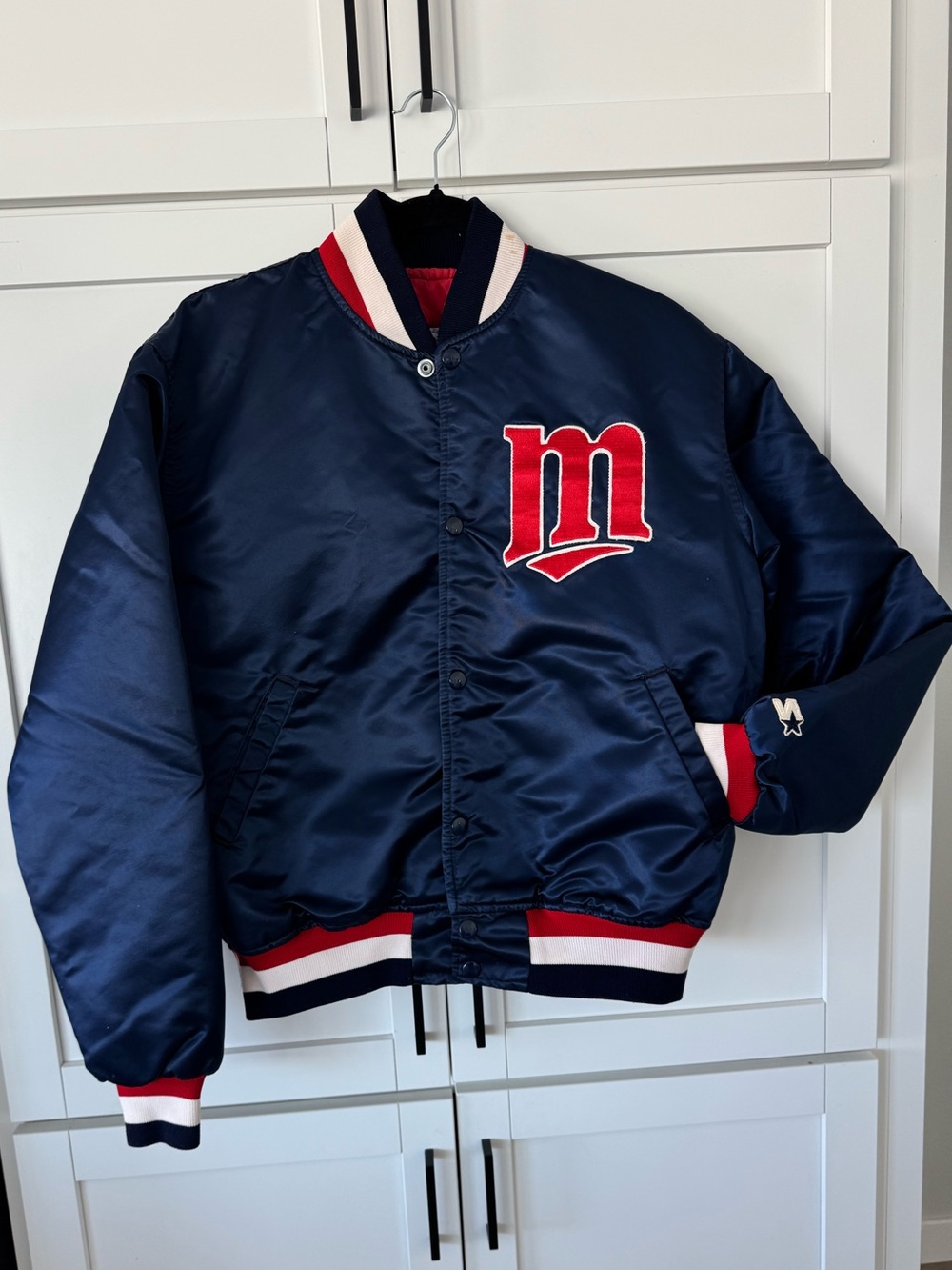 Vintage 90s MN Twins Silk Starter Jacket Large